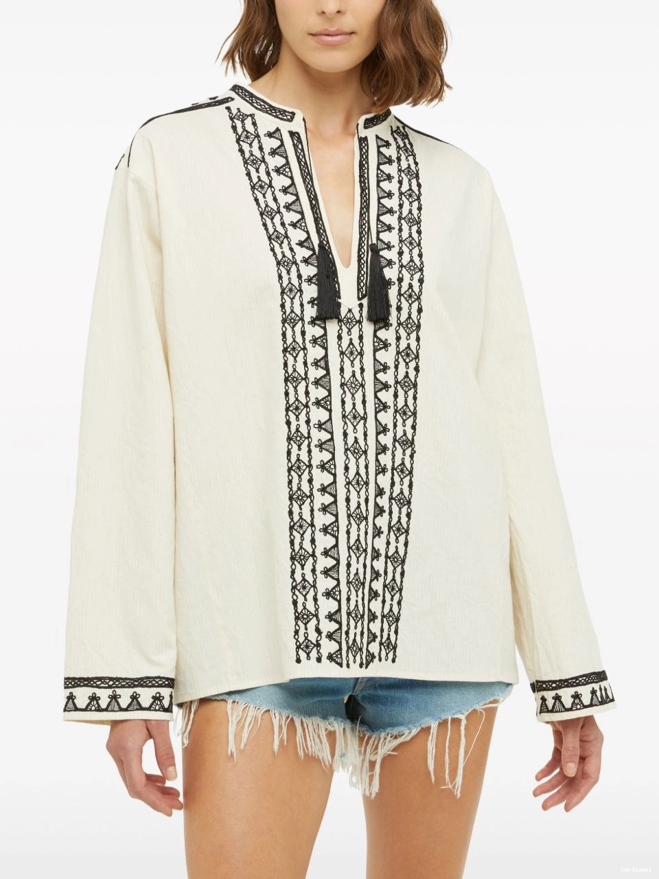 Affordable tassel-detail Women Alanui shirt 0812